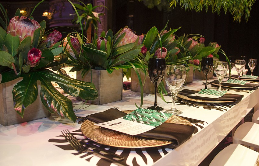 Flowers and trees for Season Celebration On Stage on April 3 at the FSU Center for the Performing Arts were provided by Becki Creighton, Flowers by Fudgie, Plant Parents and David Glosser.