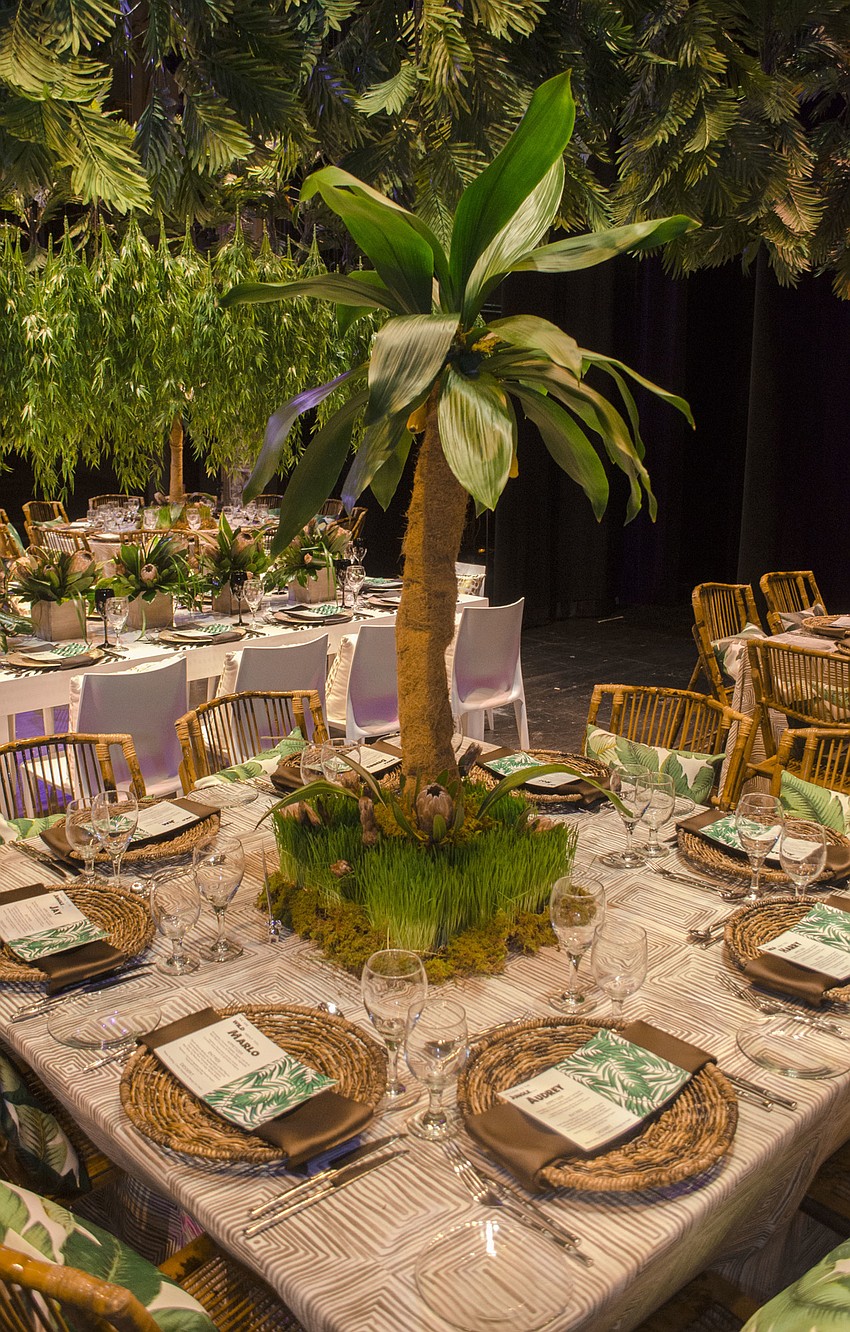 Flowers and trees for Season Celebration On Stage on April 3 at the FSU Center for the Performing Arts were provided by Becki Creighton, Flowers by Fudgie, Plant Parents and David Glosser.