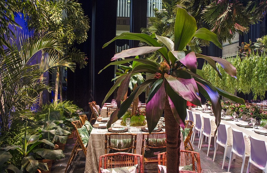 Flowers and trees for Season Celebration On Stage on April 3 at the FSU Center for the Performing Arts were provided by Becki Creighton, Flowers by Fudgie, Plant Parents and David Glosser.