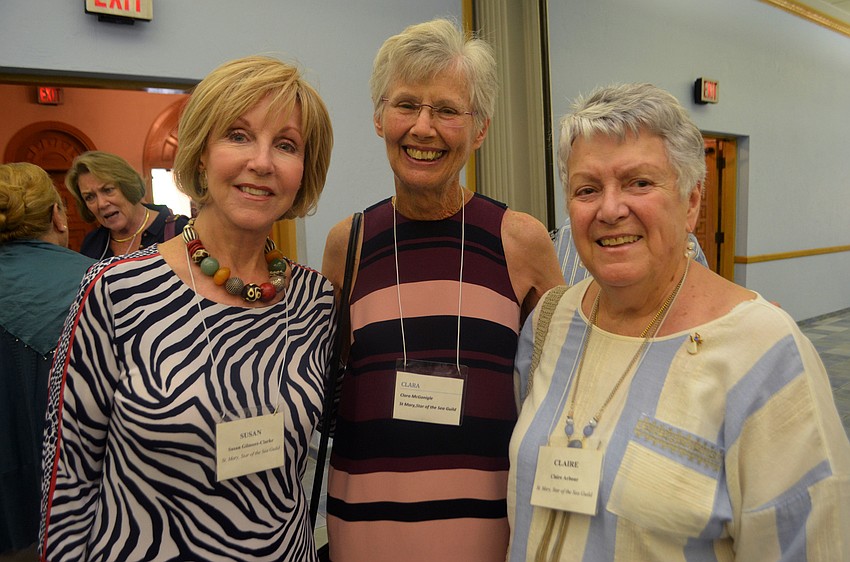 Susan Gilmore-Clark, Clara McGonigle and Claire Arbour