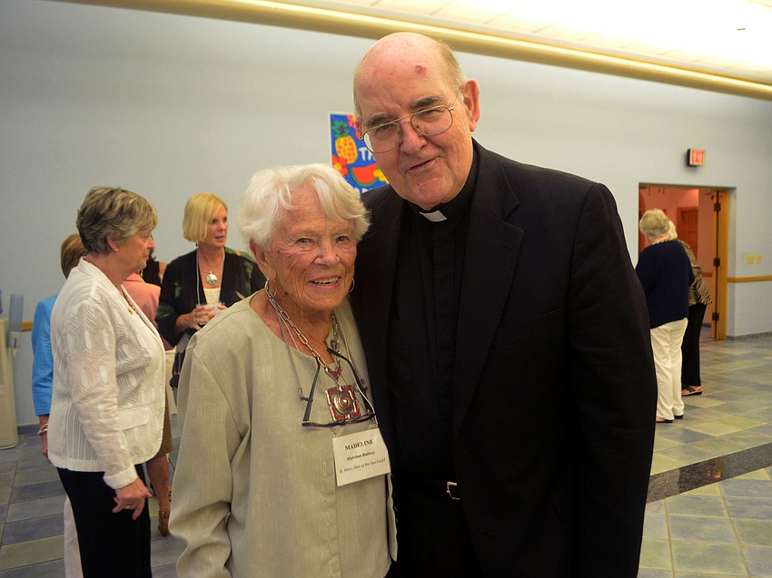 Madeline Raftery and the Rev. Gerry Finegan