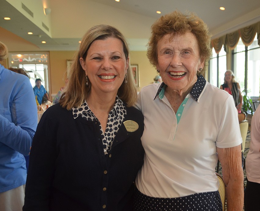 Mary Pearson and Audrey Wolcott