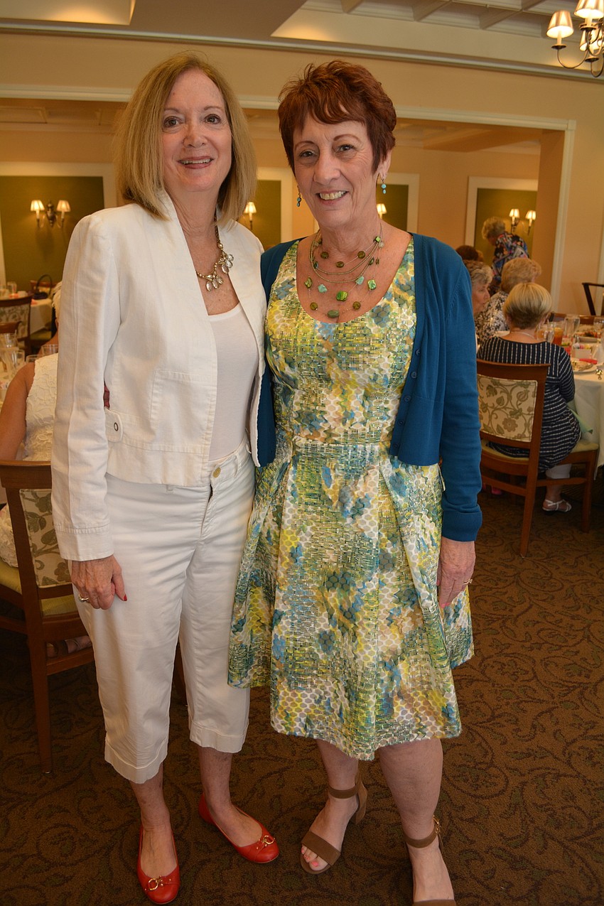 Janet Goldberg and MaryAnn McWilliams spearhead communications for Tara' s social committee.