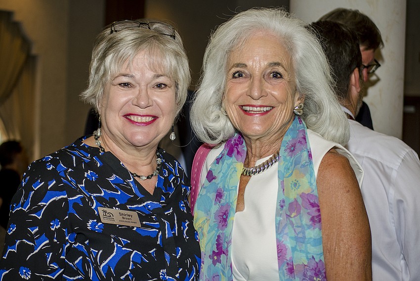 Sarasota County School Board member Shirley Brown and Graci McGillicuddy