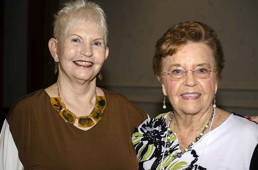 Sarasota County School Board Chairwoman Caroline Zucker and Ora Jean Henry