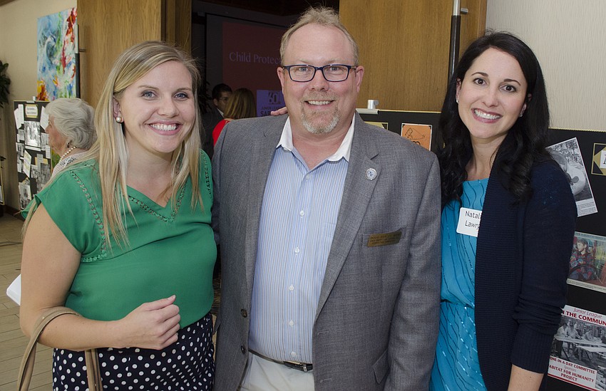 Ella Lewis, Doug Staley and Natalie Lawry