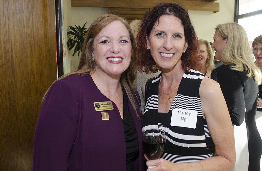 Judge Maryann Boehm and Nancy Ag
