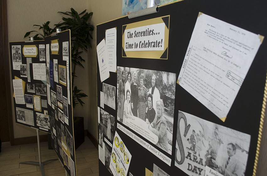 There were six decades of Junior League of Sarasota snapshots on display at the Junior League of Sarasota’s 60th Anniversary Celebration on April 6 at The Francis.