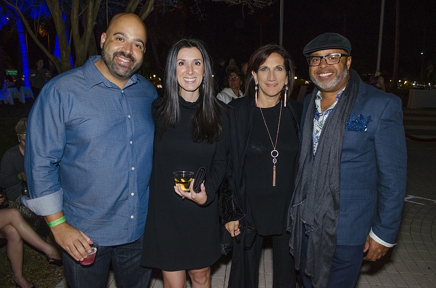 Jason and Aida Samson with Peter and Rita Anderson