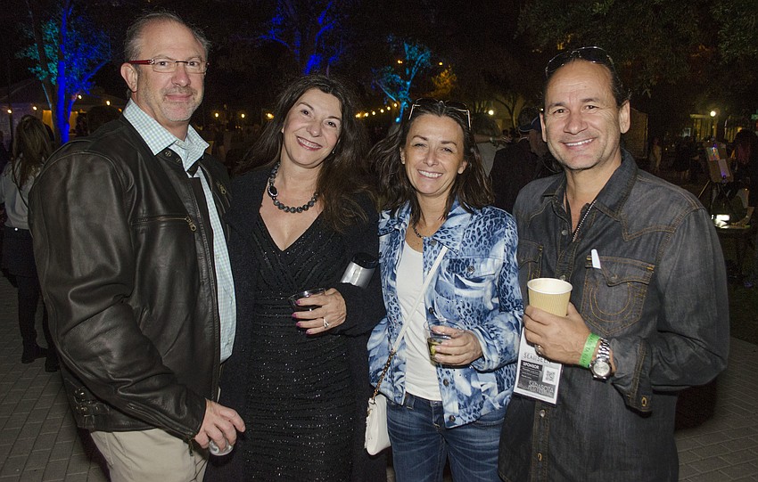 Andrew and Jeanne Marlowe with Elke and Guenther Edelsbacher