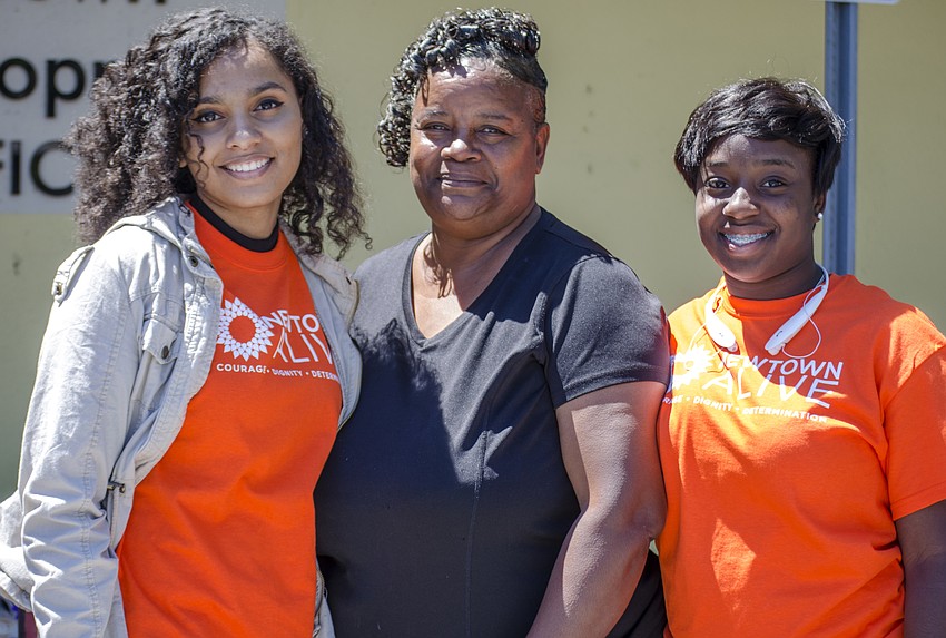 Melissa Roberts, Diane Watson and Jannel James