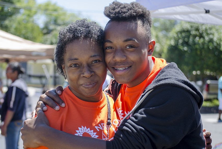 Sandra Evans and Anthony Walker