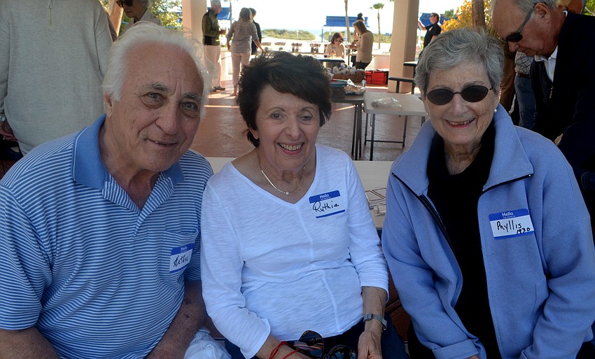 Arthur Lamia, Ruthie Schumeister and Phyllis Lieberman