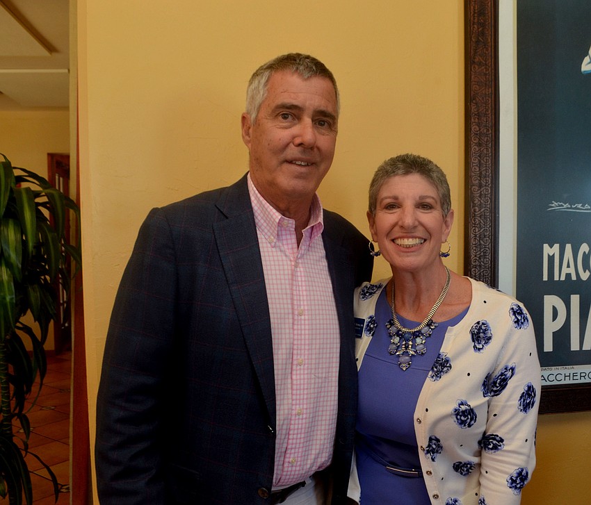 JFCS Board Chairman Steve Seidensticker and JFCS CEO Heidi Brown