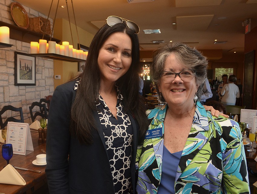 Salena Wilhout and JFCS Vice President of Development Andria Bilan