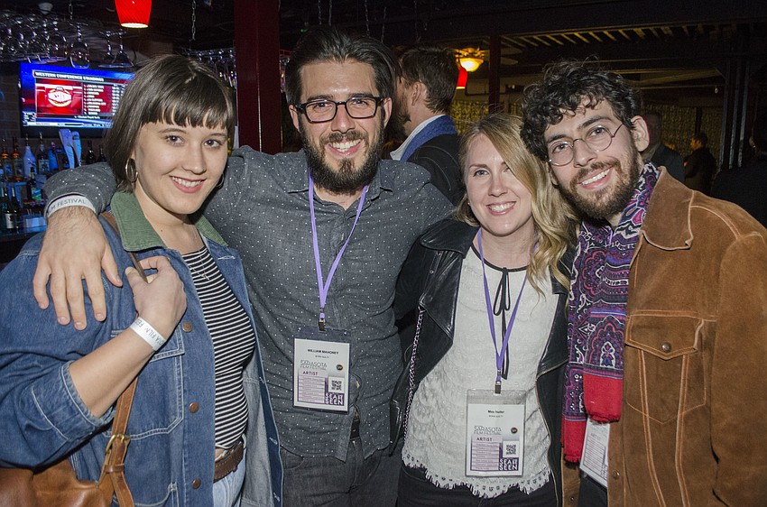 Meg Navoy, Raymond Hauserman, Liz Newman and Justin Kavoussi