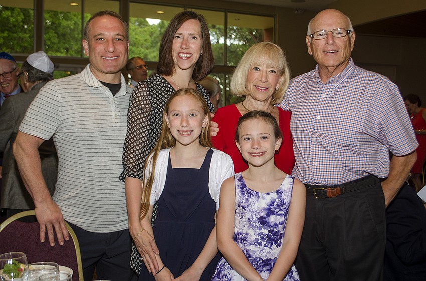 Scott, Sheri, Harriet, Marc, Adina and Evie Rosen