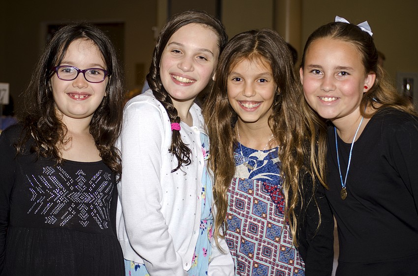 Zoe Churgel, Daphne Churgel, Phoebe Winters and Lucy Thomas