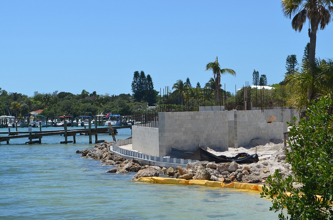 Construction of The Shore restaurant on Longboat Key has been delayed.
