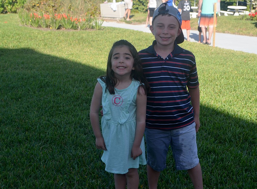 Claire,4, and Gavin Amici, 7