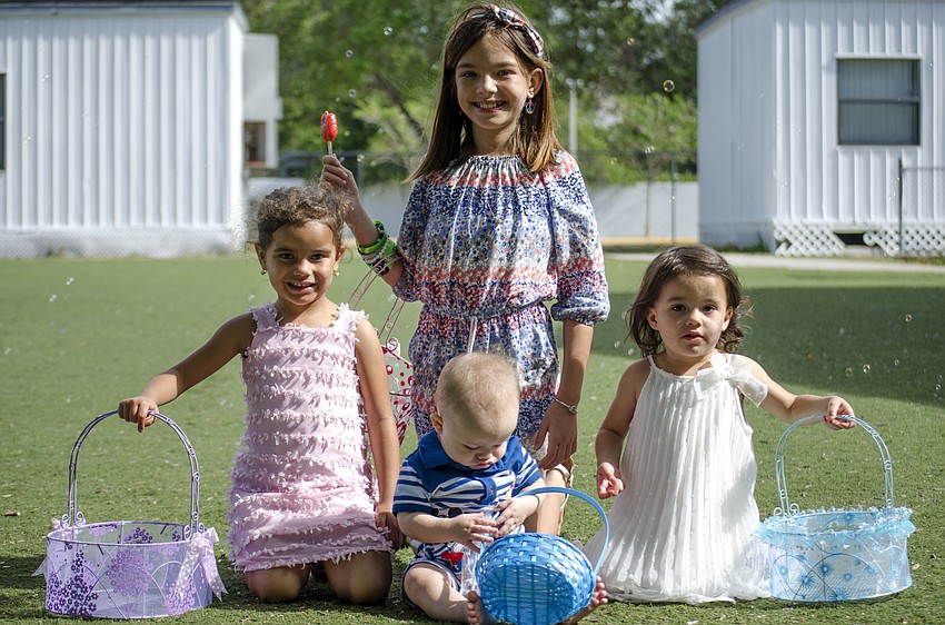 Lyla Johnson, Angelean Campbell, Ellie Johnson and Kai Johnson