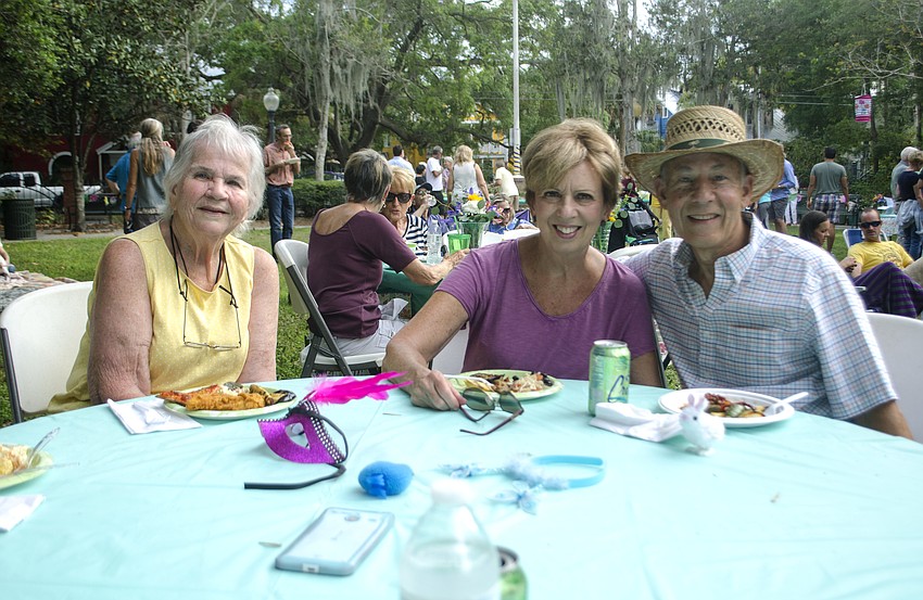Barbara Southard, Jan Baker and Bob Bahm