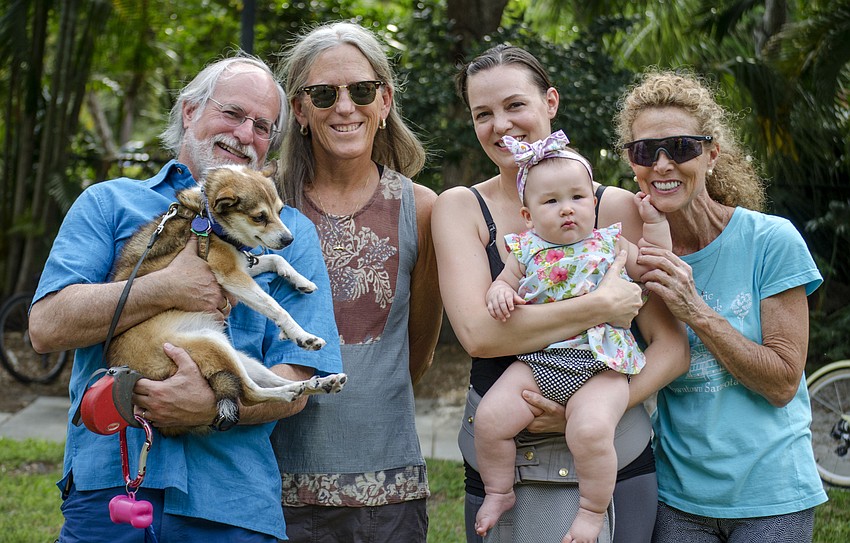 Geoff Kanter, Nancy Parasons-Kanter, Harper Perez, Inka Perez and Betsy Sublette