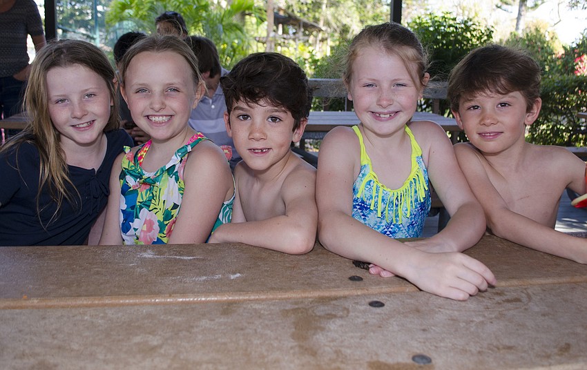 Ella Donnelly, Mia Donnelly, Charlie Fox, Meghan Donnelly and Emmett Fox