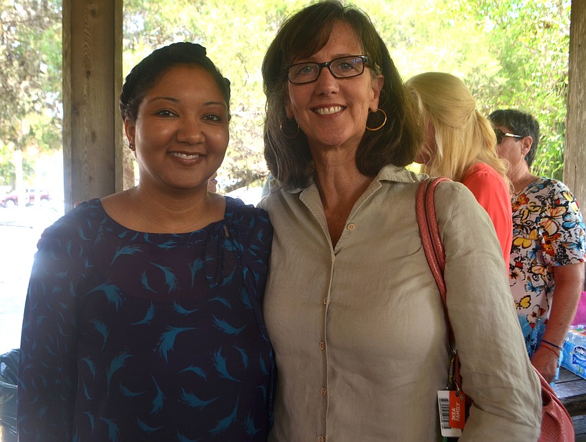 Dawnyelle Singleton and Peg Hughes of Visible Men Academy