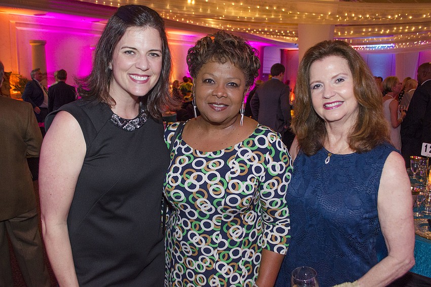 Kameron Hodgens, Aundria Castleberry and Debbie Partridge