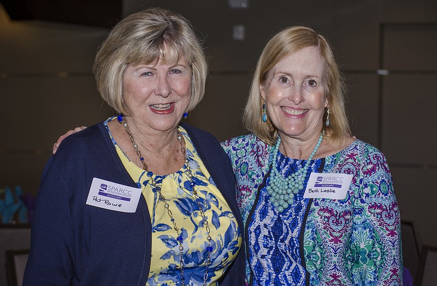 Pat Rowe and Beth Leslie