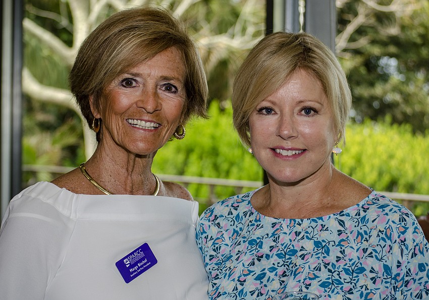 Auxiliary Second Vice President Margo Bischof and Deborah Bevis