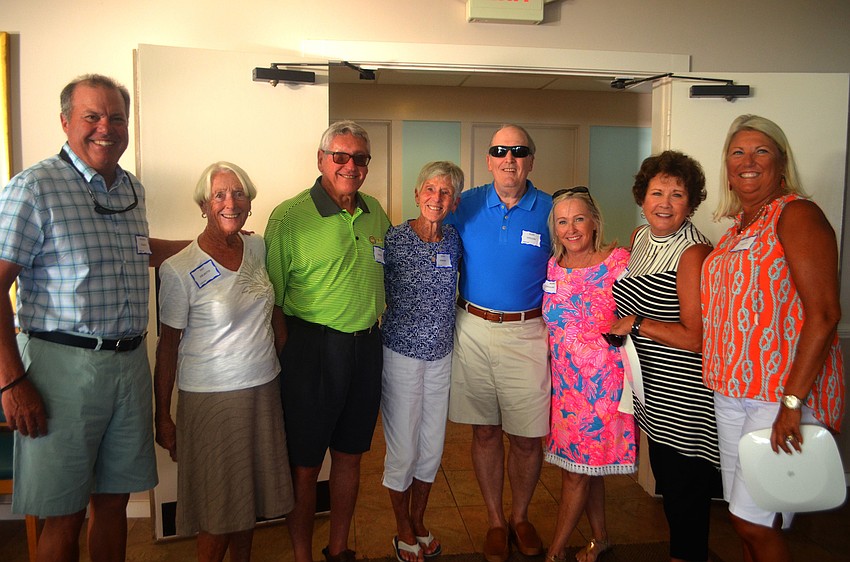 Warren Trakus, Pat Helmuth, Gary and Suzie Kemper, Alan and Eileen Goulder,  Debbie Andy and Sue Trakus