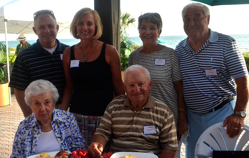 Sitting: Vilma and Armen Del Pup; standing: Tom, Angie, Mary and Gino Del Pup