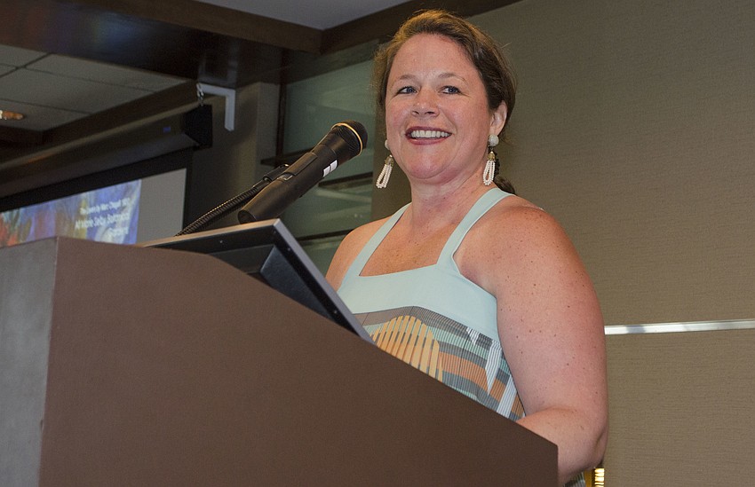 Ashley Wilberding Balavoine speaks at Lunch in the Gardens: “Scents of the French Riviera” on April 19 at Michael’s on the Bay at Selby Gardens.