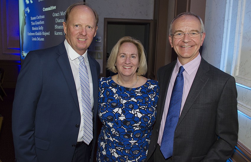 Roger Pettingell with Julie and Brock Leach