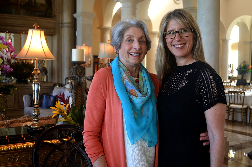 Michael Saunders and Stephanie Anton, executive vice president of Luxury Portfolio International