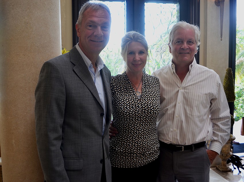 Rudi Weiss of Charity & Weiss International Realty LLC, Kim Burns and Ed Bertha