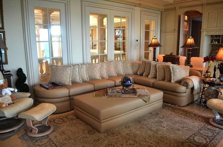 The mansion has six bedrooms and additional leisure rooms.