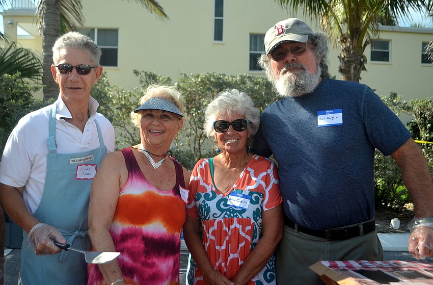 Event hosts Stuart Sinai, Carole Shaw and Bonnie and Bill Coughlin