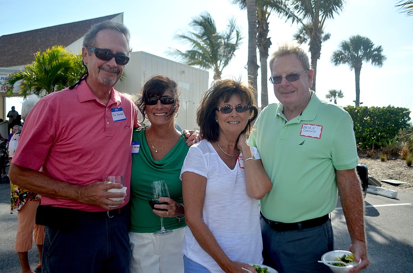Tom and Mary Drugan and Janice and Brian Doherty have planned Longboat Harbour events for the past three years. Next year, the group is passing the duties on to someone else.