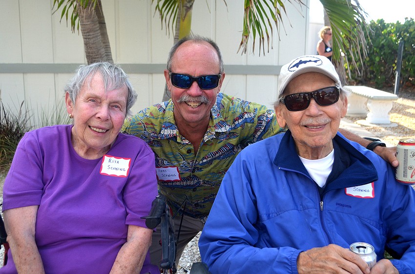 Rita, Hans and Fred Scwhing