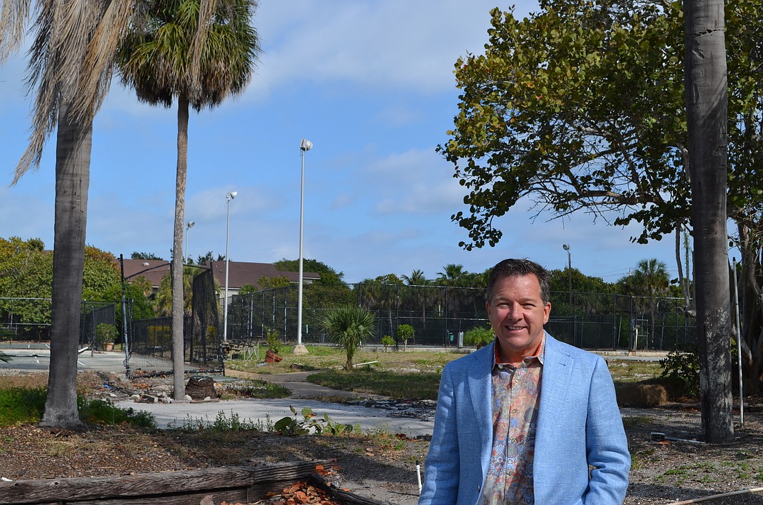 Chuck Whittall, president of Unicorp National Developments, at the Colony Beach and Tennis Resort property.