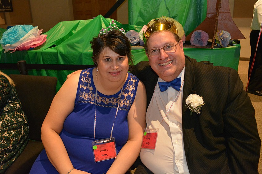 Shelley and Mike Bragg brought their son, Joshua, 17, to his first prom.