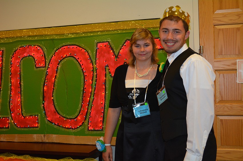 Bradenton'     s Amanda Walsh attends with GreyHawk Landing'     s Matthew Brooks.