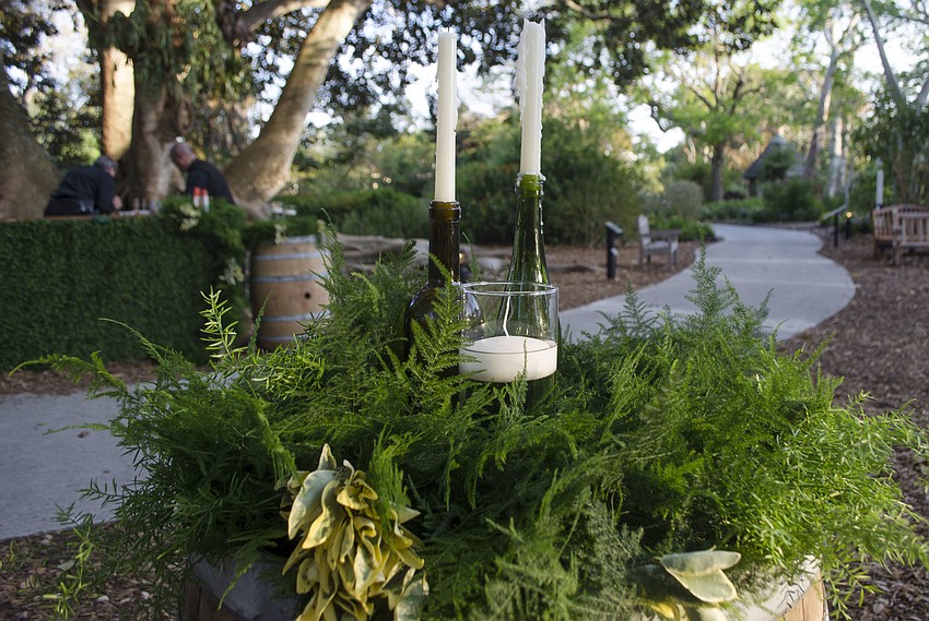 The gardens were decked on in whimsical decor for Garden to Plate: An Evening in Chagall’s French Riviera on April 21 at Marie Selby Botanical Gardens.