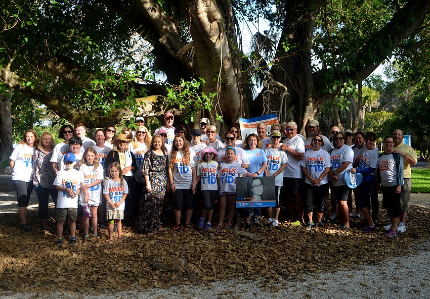 About 40 people participated in the annual JDRF walk hosted by Euphemia Haye restaurant on April 22.