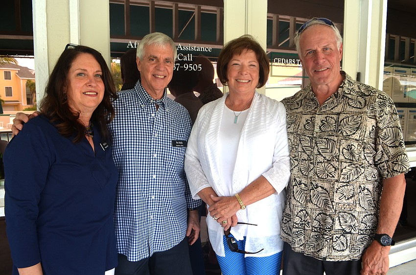 Pat and Pat Hollis and Jon and Barbara Grimes