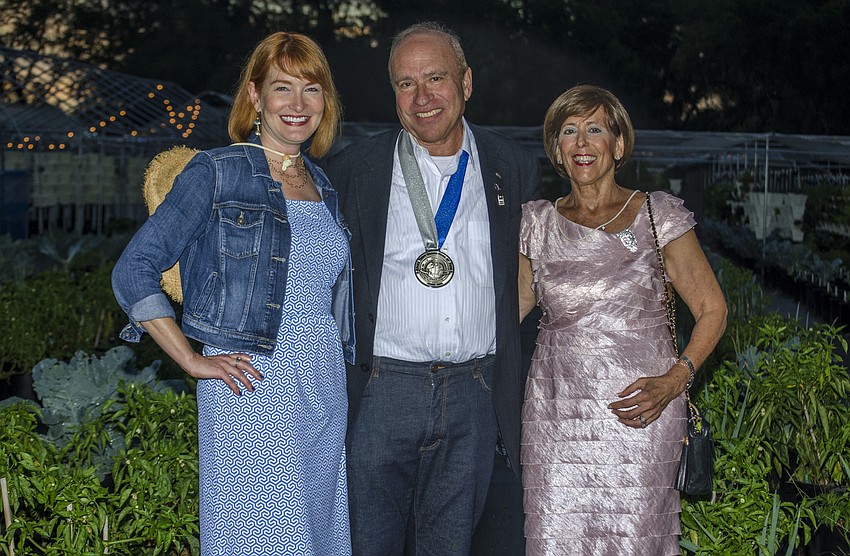 Observer Publisher Emily Walsh with Honorees Ed and Betty Rosenthal