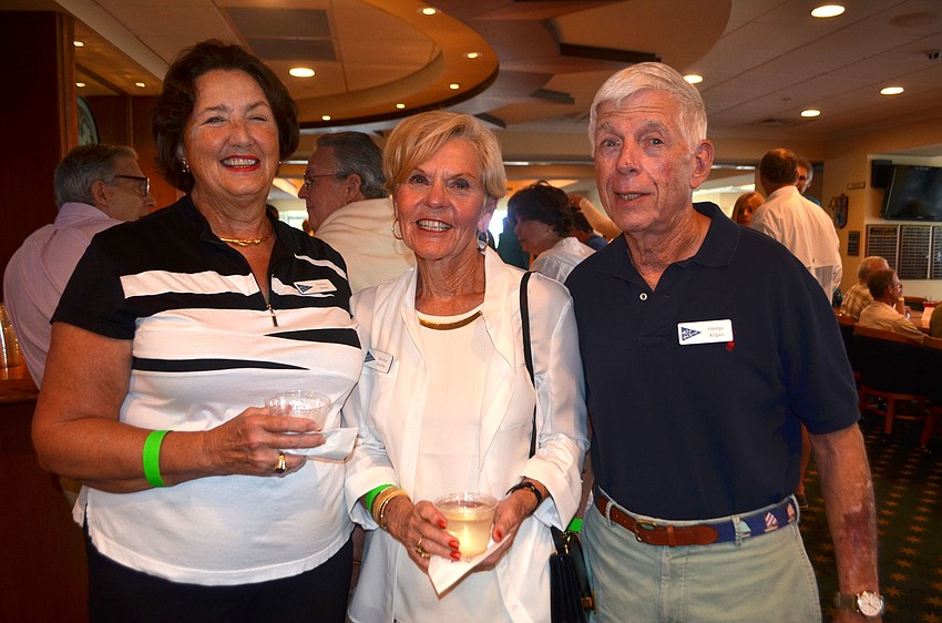 Nancy Hoey, Marilyn Huseby and George Allgair